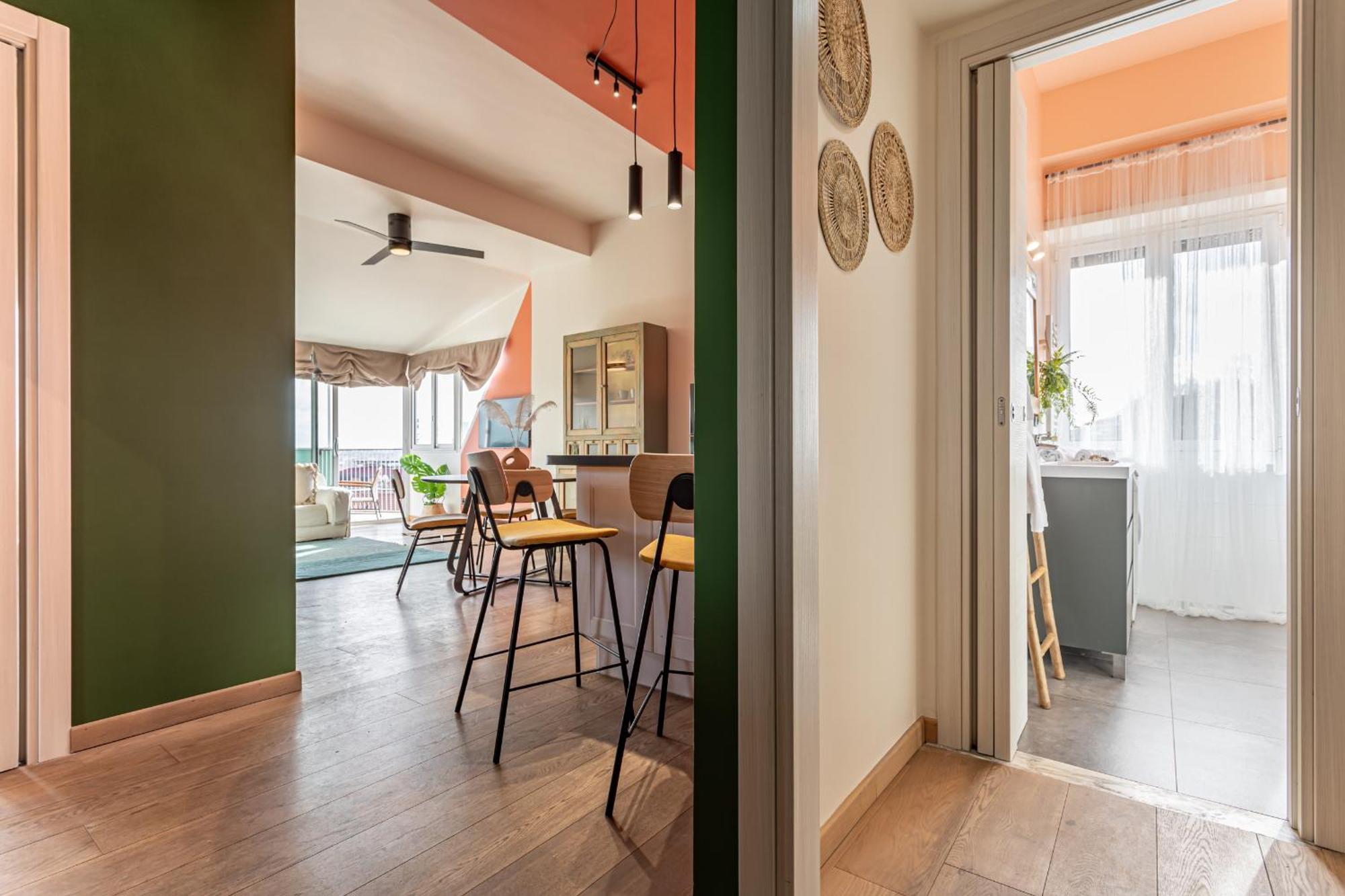Viola Penthouse With Rome Panoramic View Lägenhet Exteriör bild