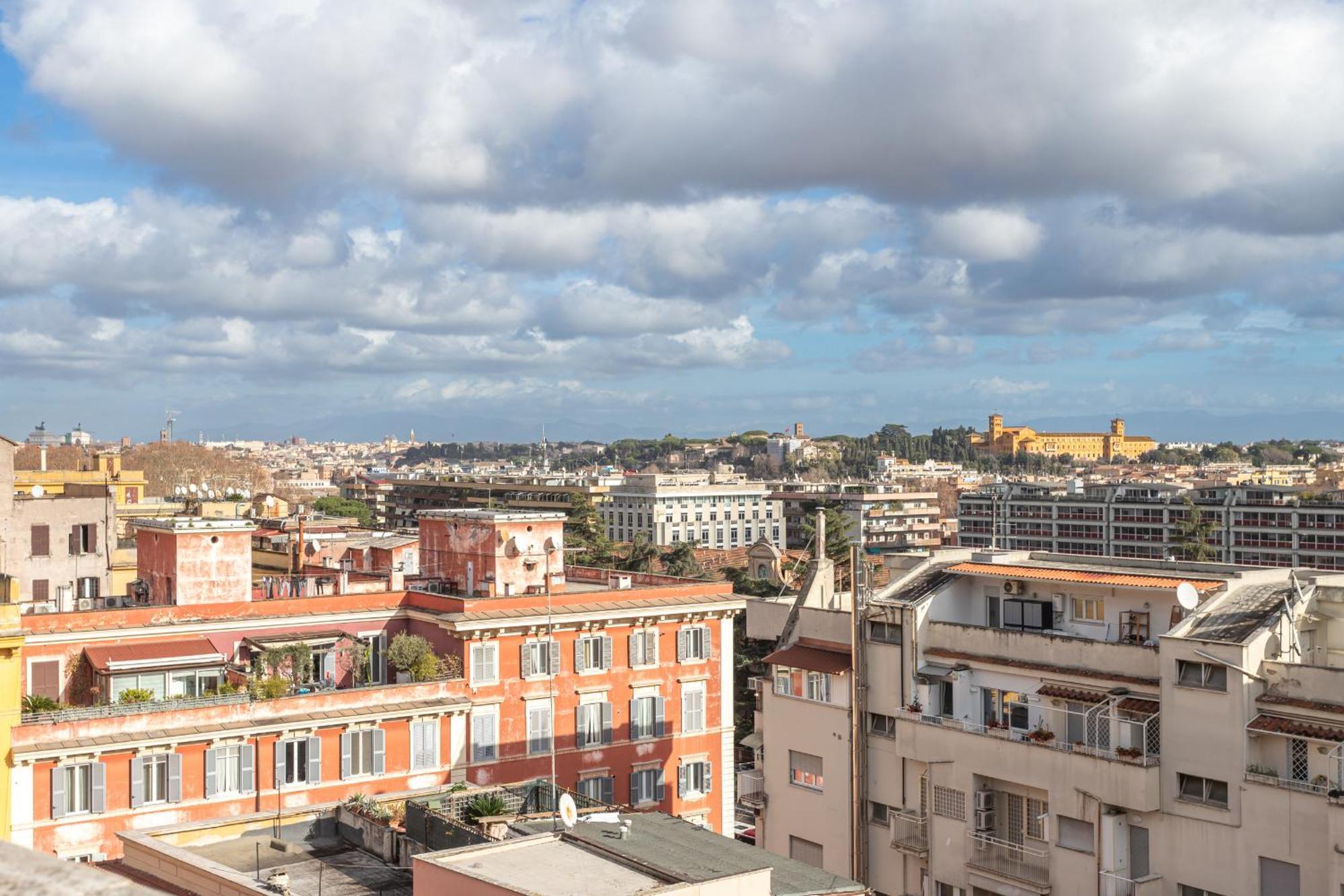 Viola Penthouse With Rome Panoramic View Lägenhet Exteriör bild